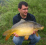 Spiegelkarpfen, Gewicht: 11,8 Pfund, Fangdatum: 08.05.2010, Köder: Carparea 2010 Boilie, Land: Österreich